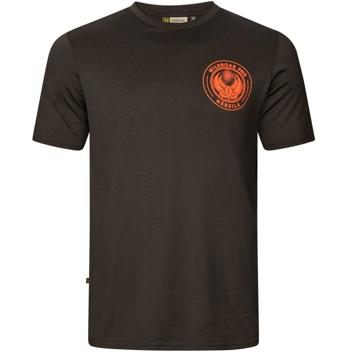 HARKILA Game T-shirt - Merino Wool - Mens - Shadow Brown Wildboar