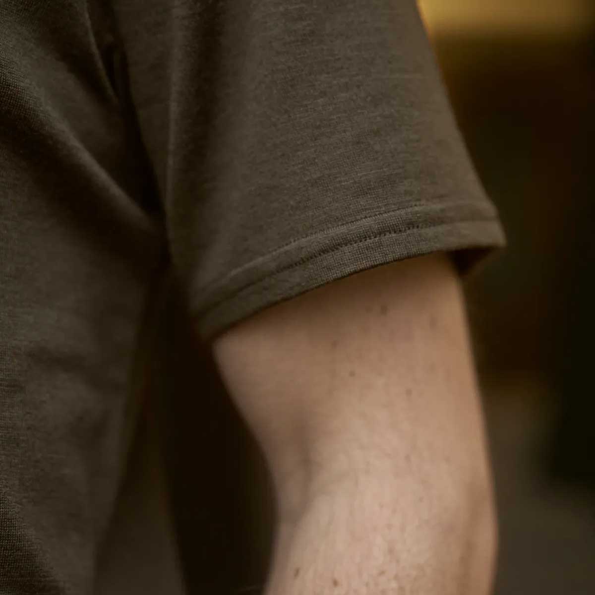 HARKILA Game T-shirt - Merino Wool - Mens - Willow Green