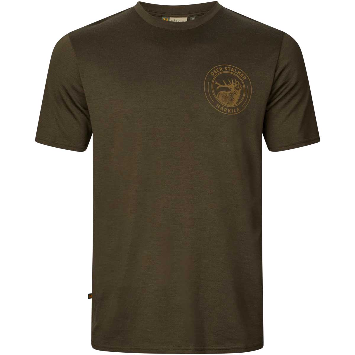 HARKILA Game T-shirt - Merino Wool - Mens - Willow Green