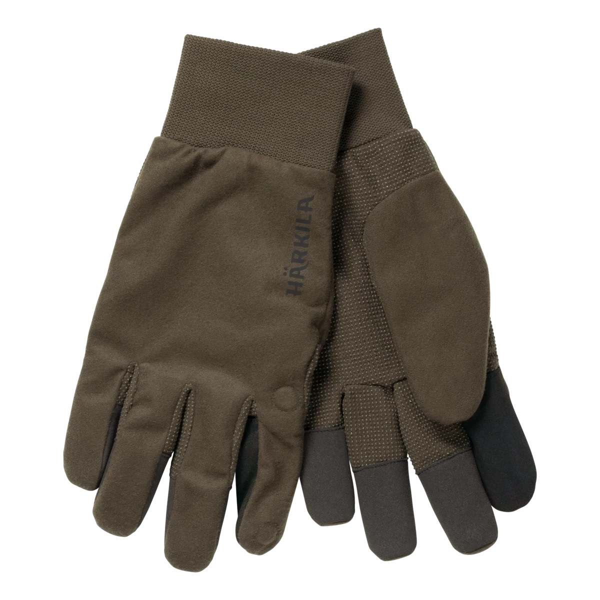 HARKILA Garor HWS Gloves With Fold-Back Finger - Hunting Green