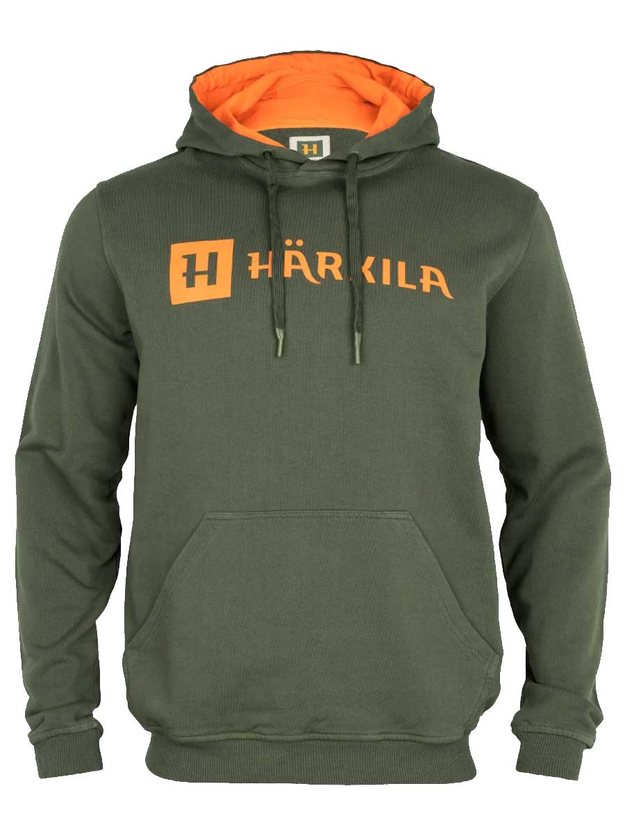 HARKILA Identity Hoodie - Mens - Grape Leaf / Mandarin Orange
