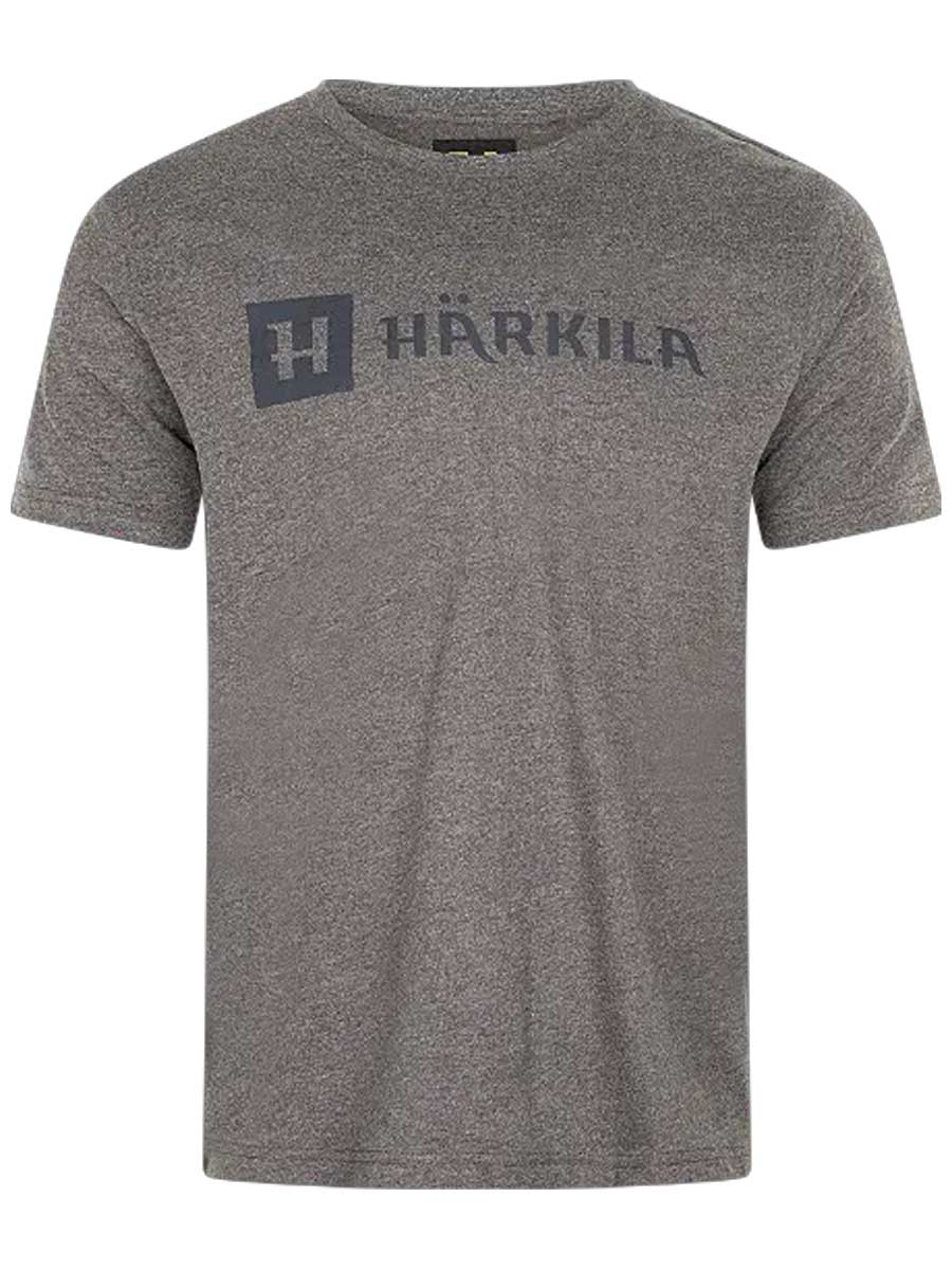 HARKILA Identity T-shirt - Mens - Brown Melange