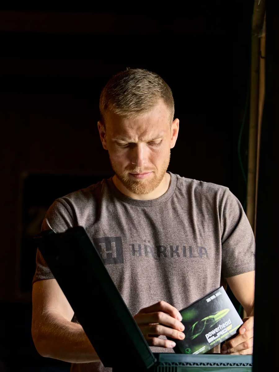 HARKILA Identity T-shirt - Mens - Brown Melange