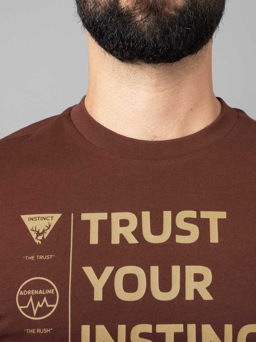 HARKILA Instinct T-shirt - Mens - Burgundy