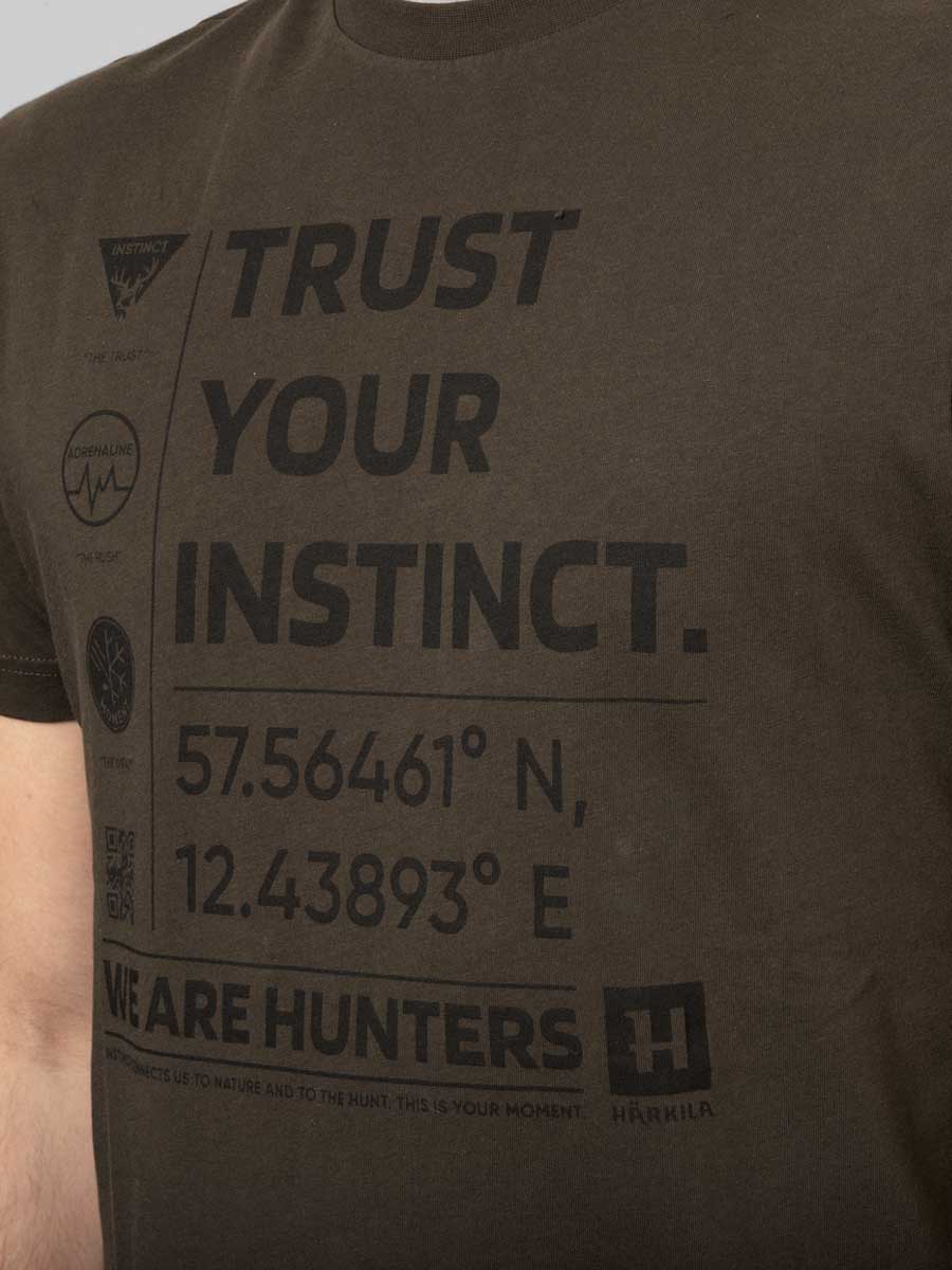 HARKILA Instinct T-shirt - Mens - Shadow-Brown