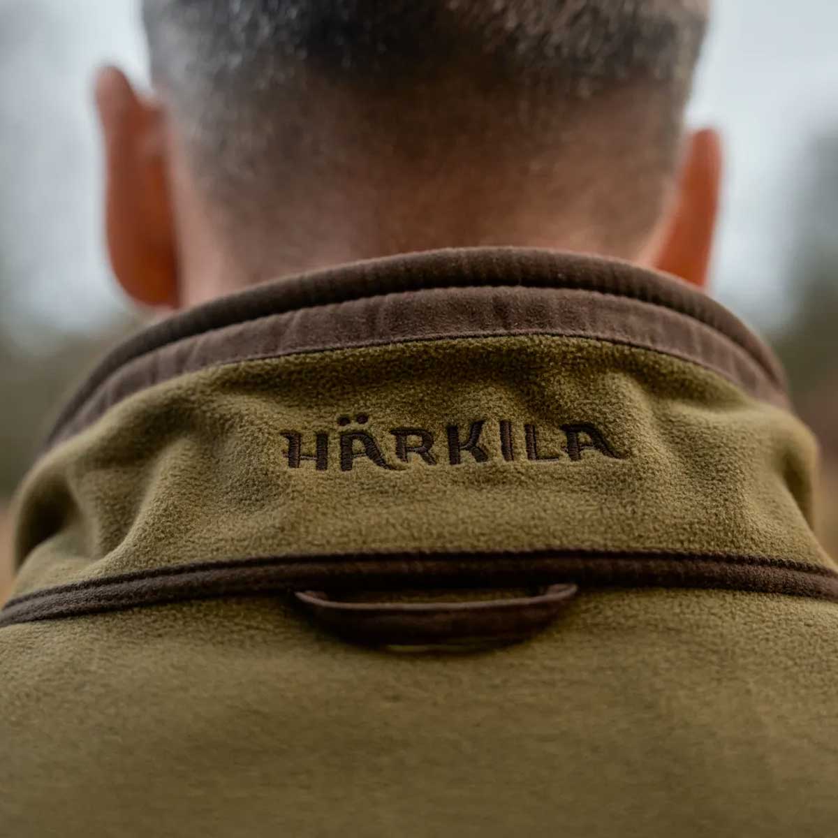 HARKILA Kamko Estate WSP Reversible Waistcoat - Mens - Dark Olive / Sea Blue