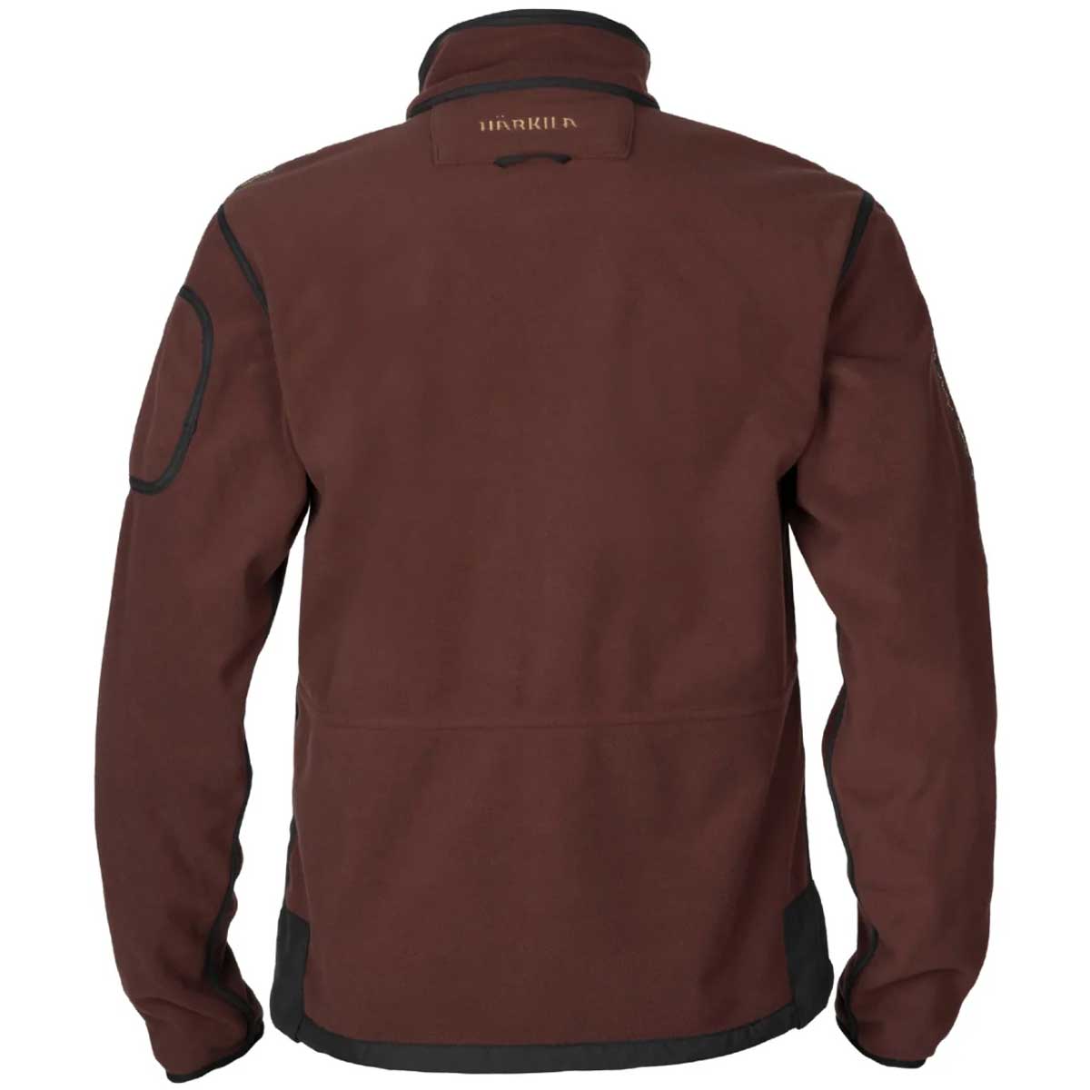 HARKILA Kamko Fleece - Mens Reversible Windstopper - Green/Bordeaux