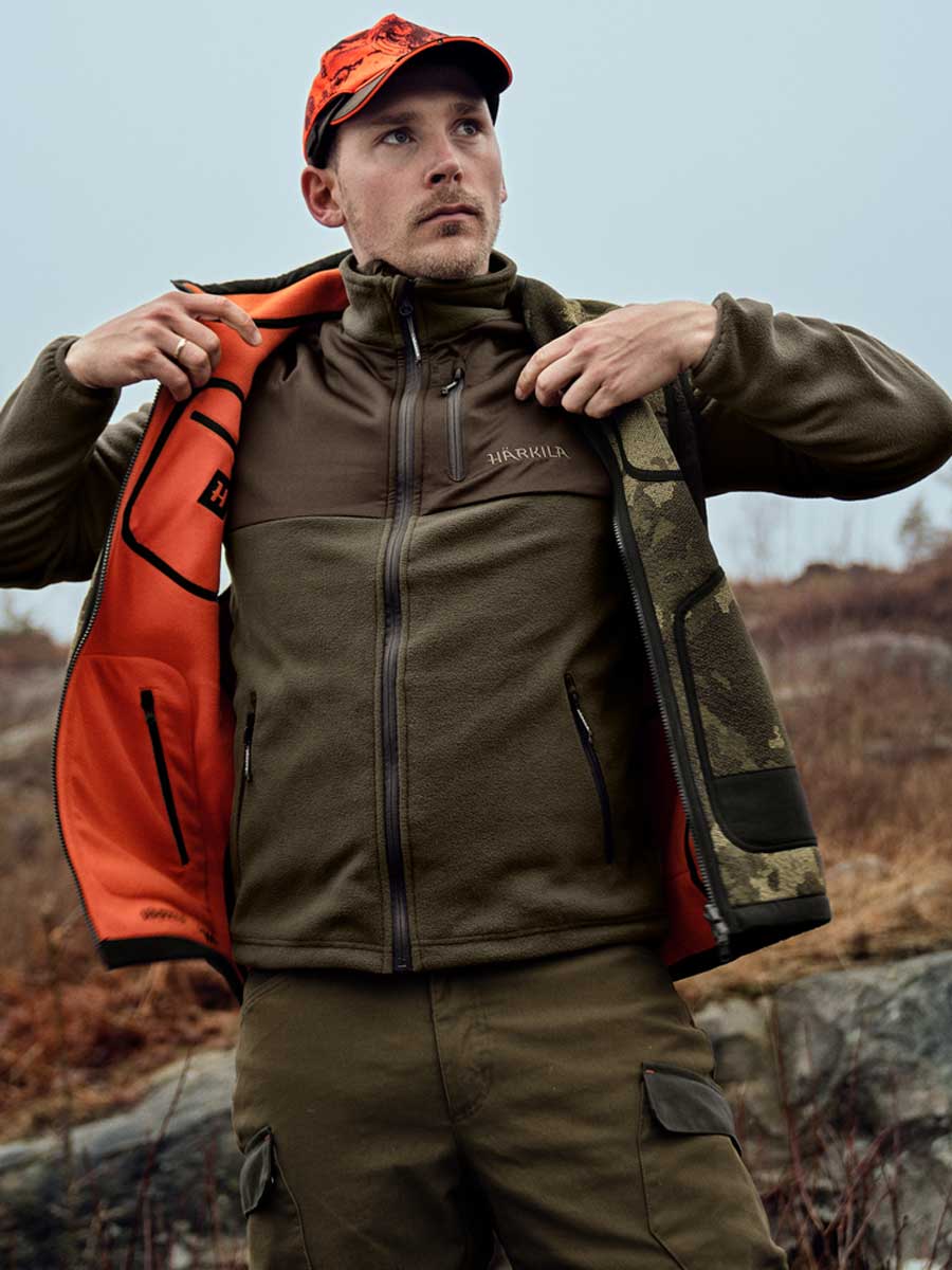 HARKILA Kamko Pro Edition Reversible Waistcoat - Mens - AXIS MSP Limited Edition/Orange Harkila