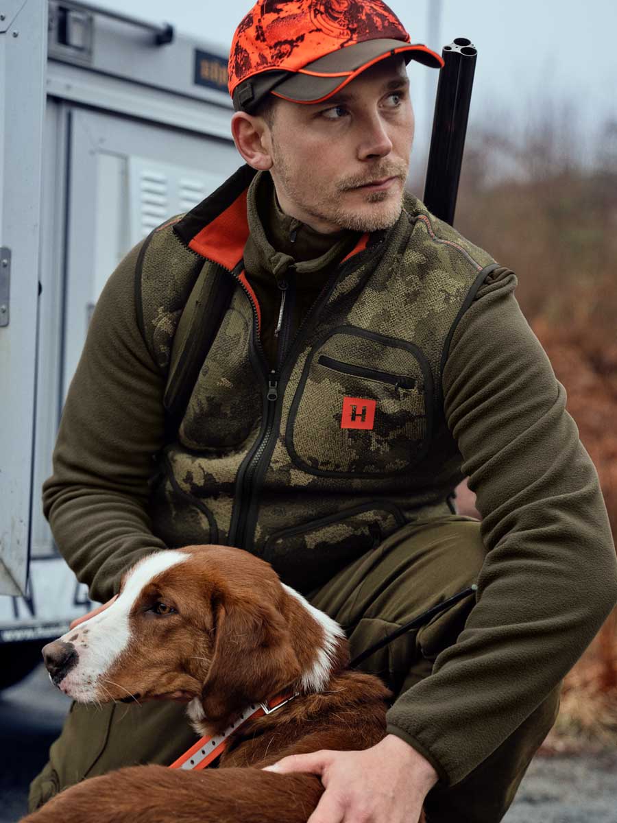 HARKILA Kamko Pro Edition Reversible Waistcoat - Mens - AXIS MSP Limited Edition/Orange Harkila