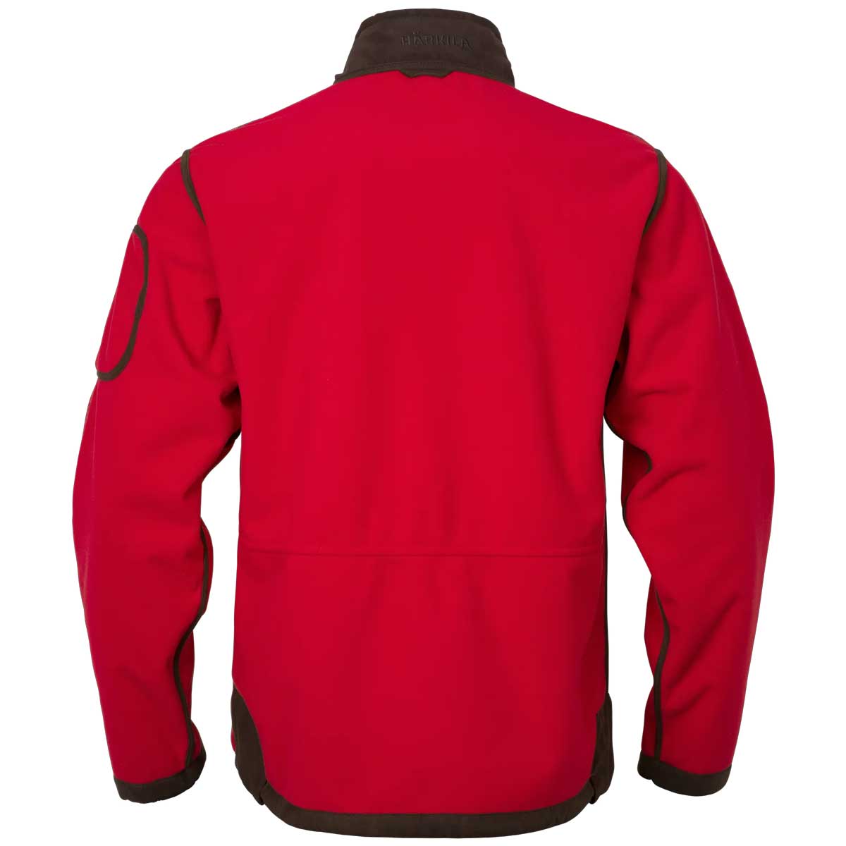 HARKILA Kamko Regal Fleece Jacket - Mens Reversible Windstopper - Red / Brown