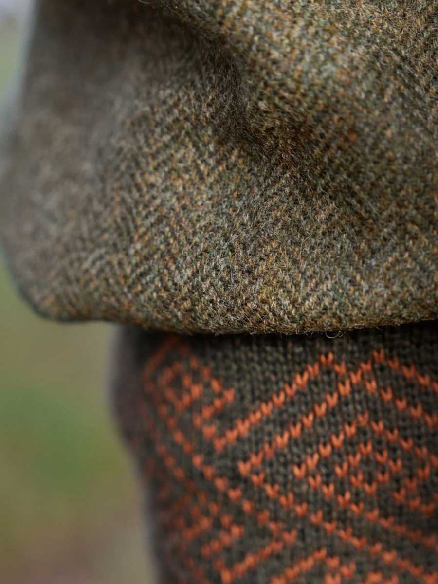HARKILA Kenmore GTX Tweed Breeks - Mens - Forest Green Herringbone
