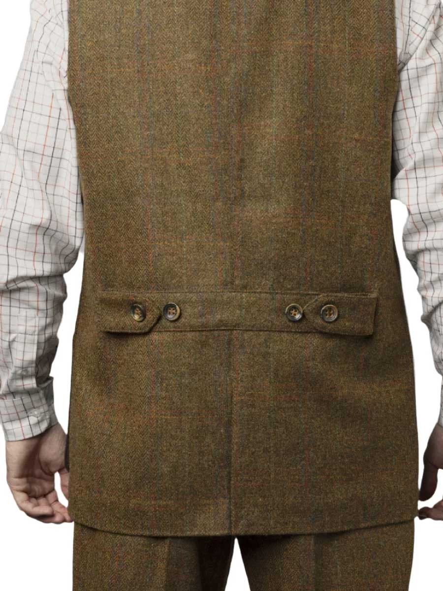 HARKILA Kenmore Shooting Waistcoat - Mens - Terragon Brown