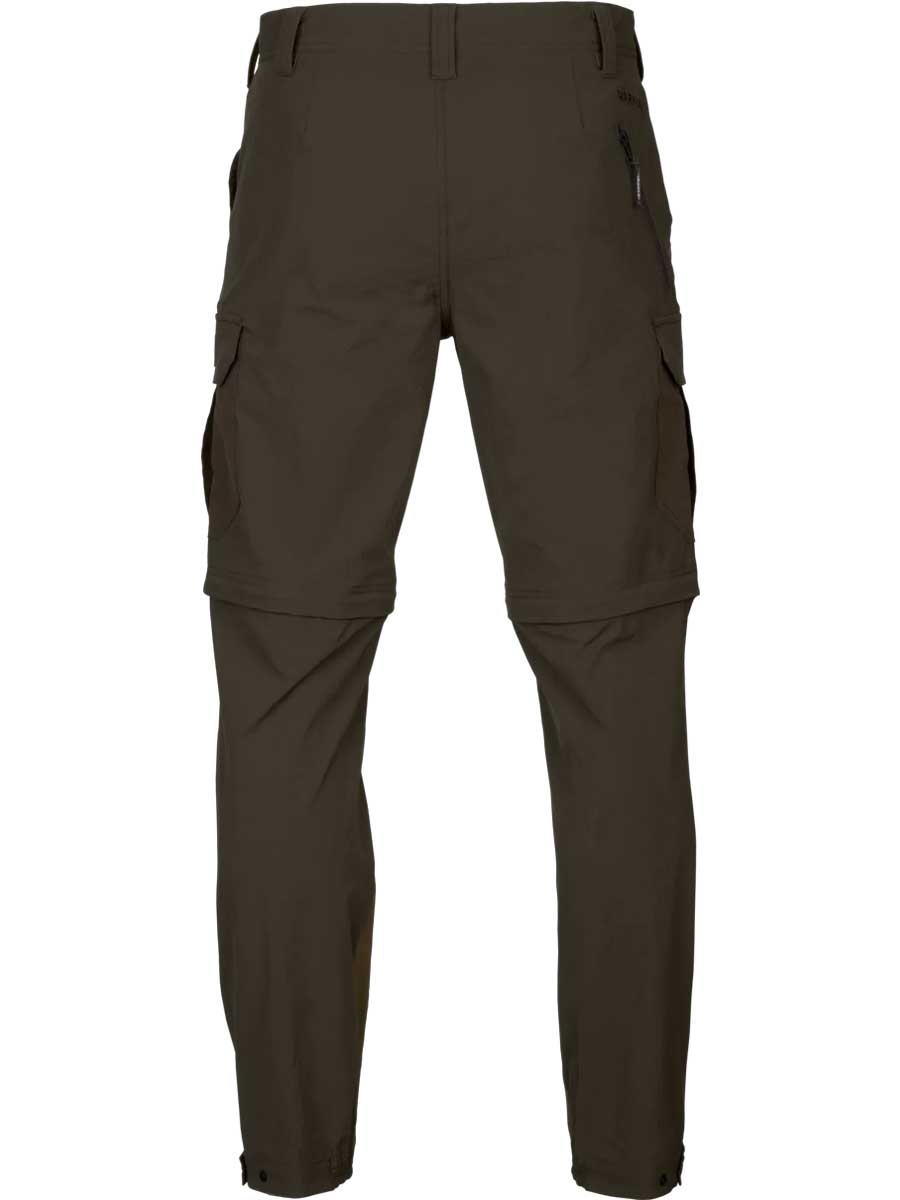 HARKILA Logmar Lightweight Zip-off Trousers - Mens - Dark Olive/ Willow Green
