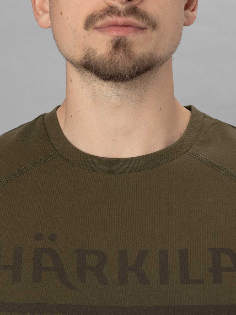 HARKILA Logo T-shirt - Mens - Willow Green Harkila