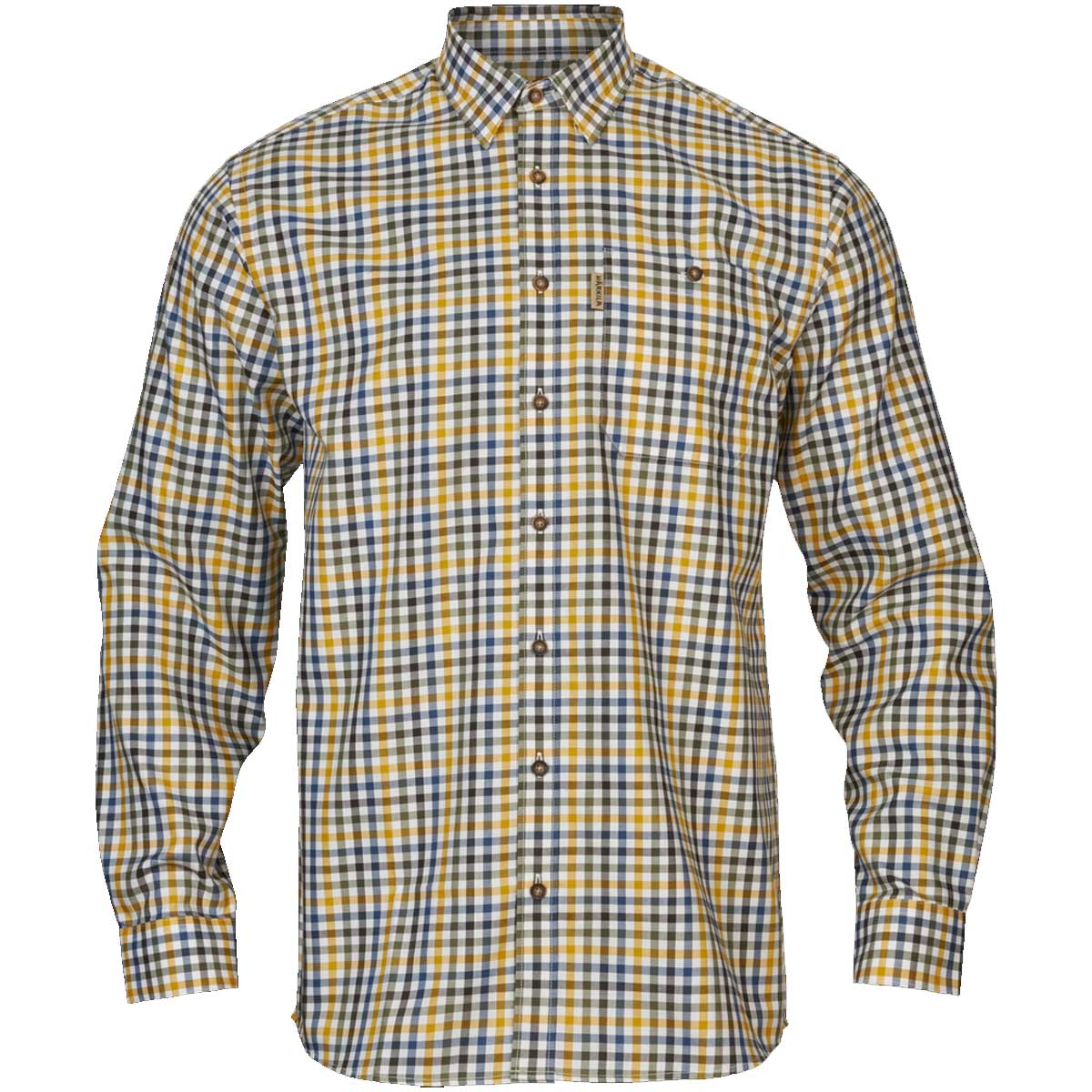 HARKILA Milford Shirt - Mens Fine Twill Cotton - Grape Leaf