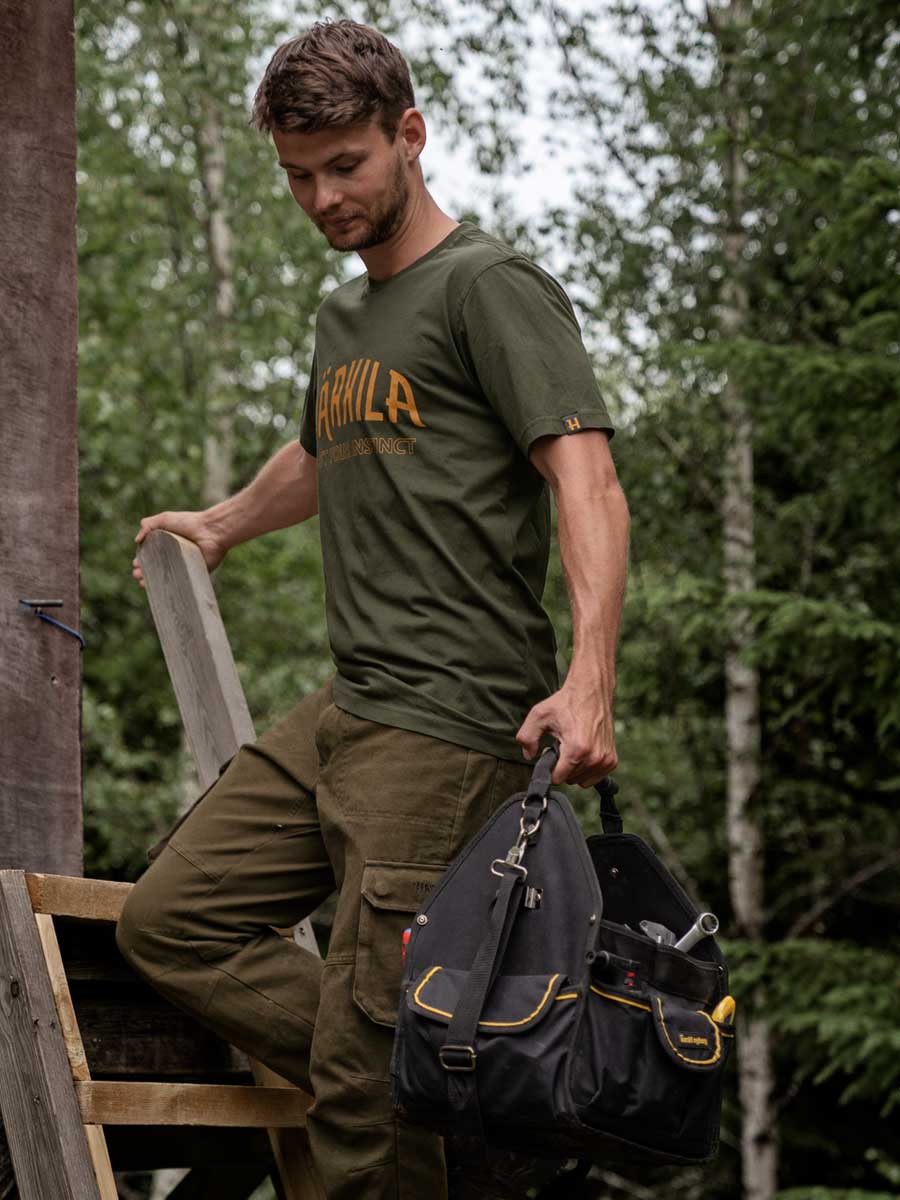 HARKILA Modi T-shirt - Mens - Rosin Green