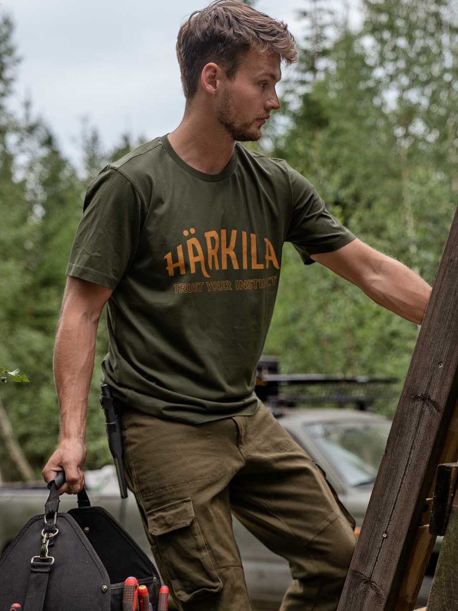 HARKILA Modi T-shirt - Mens - Rosin Green