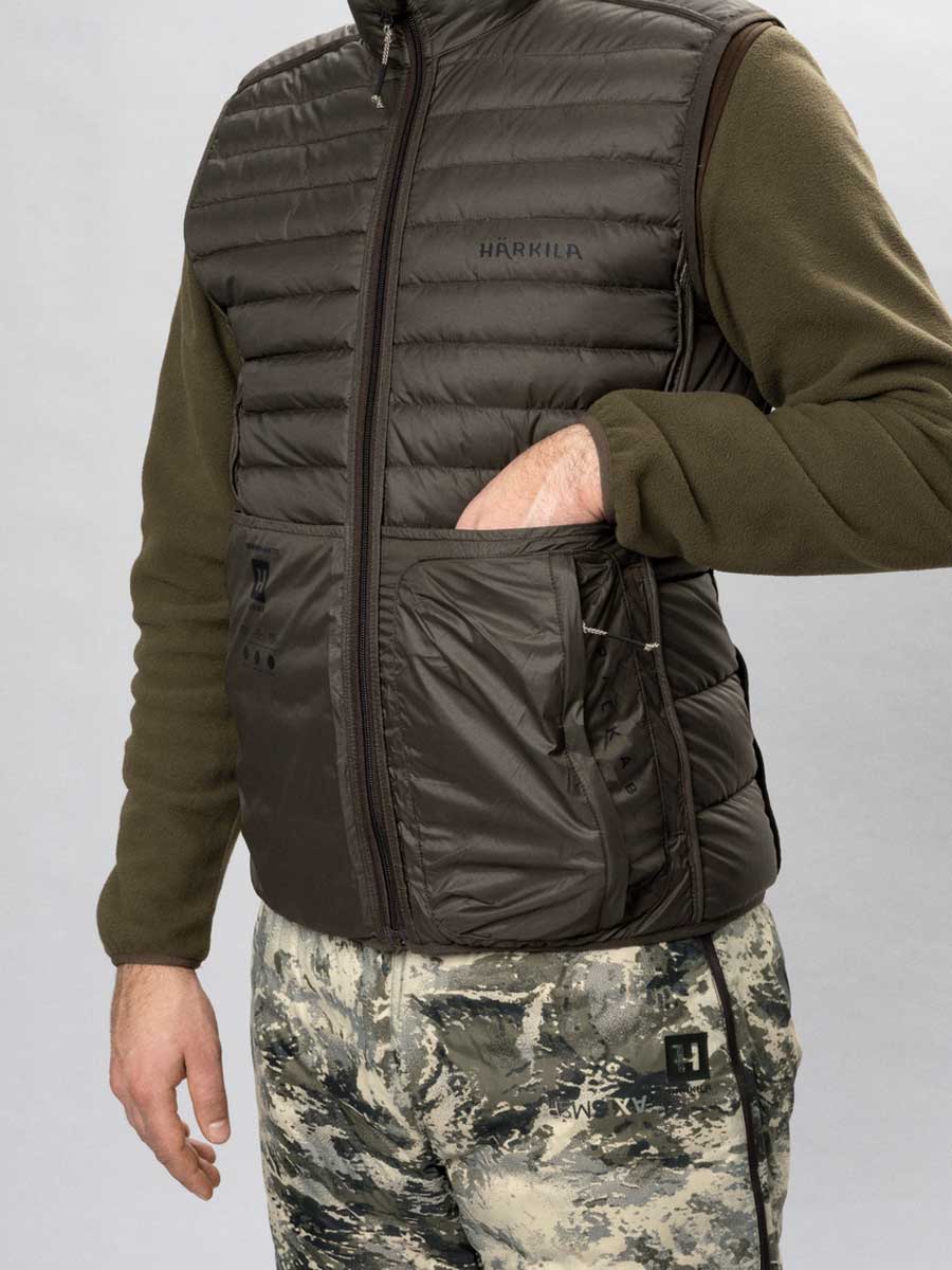 HARKILA Mountain Hunter Reversible Down Waistcoat - Mens - AXIS MSP Mountain