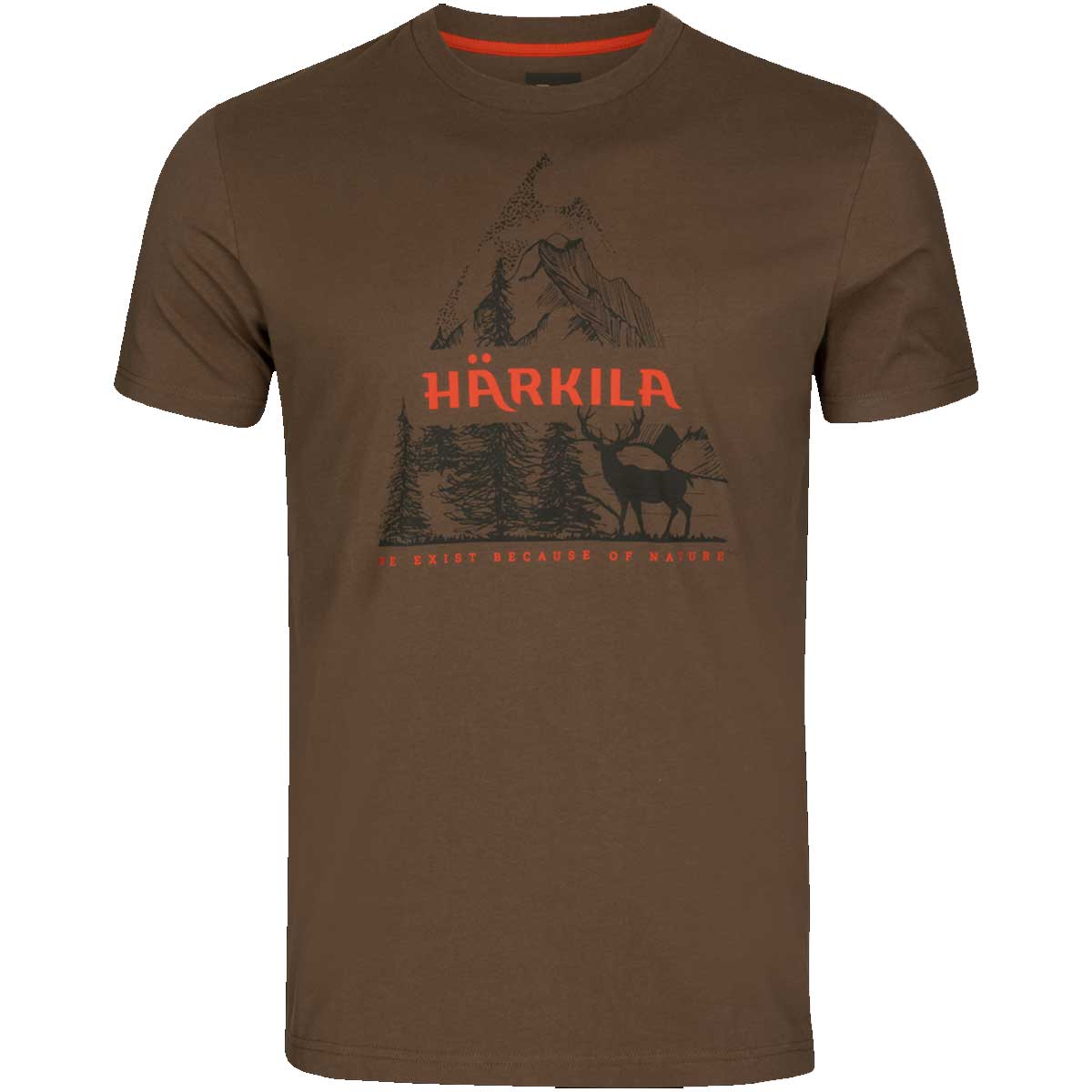 HARKILA Nature T-shirt - Mens - Slate Black