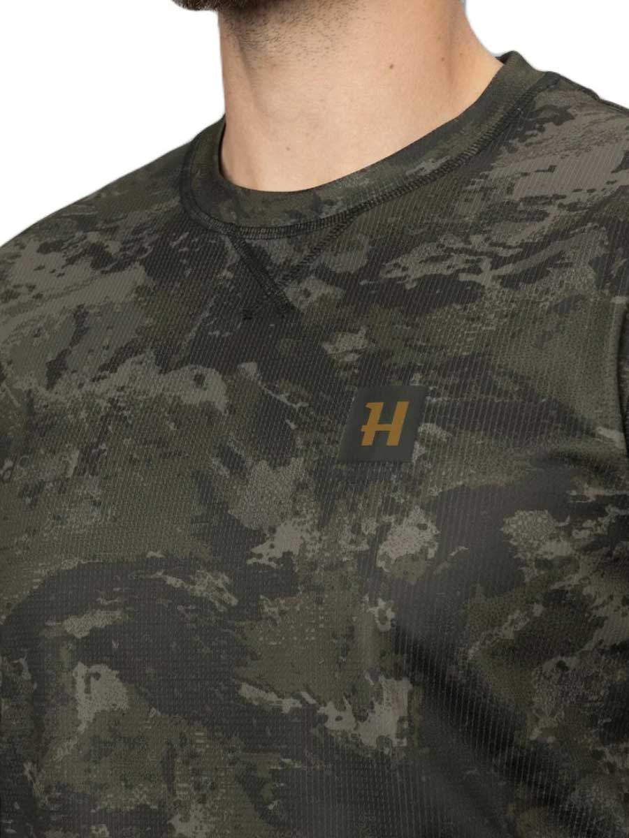 HARKILA NOCTYX Camo Long Sleeved T-shirt - Mens - AXIS MSP Black