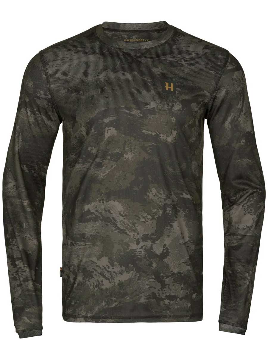 HARKILA NOCTYX Camo Long Sleeved T-shirt - Mens - AXIS MSP Black