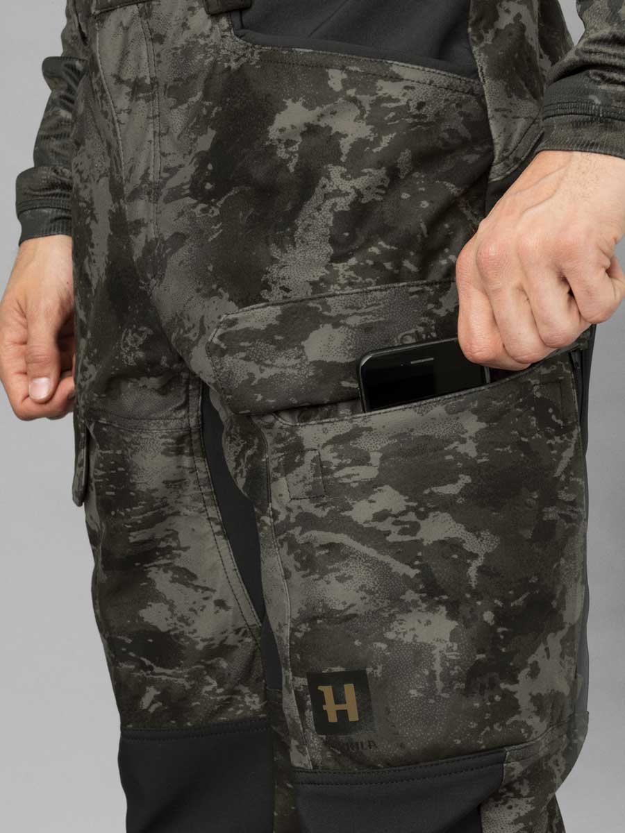 HARKILA NOCTYX Camo Silent Trousers - Mens - AXIS MSP Black