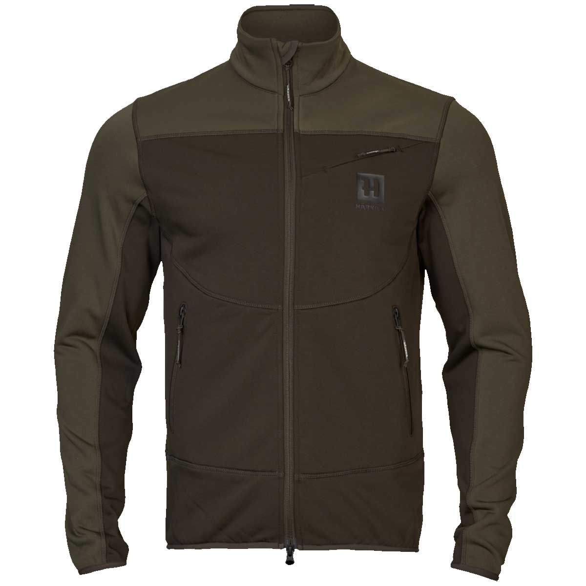 HARKILA Olaf Fleece Jacket - Mens - Shadow Brown / Forest Night