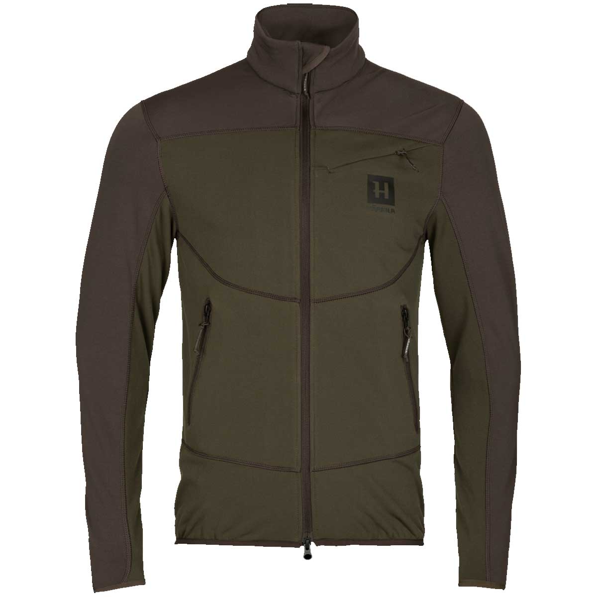 HARKILA Olaf Fleece Jacket - Mens -Willow Green / Shadow Grey