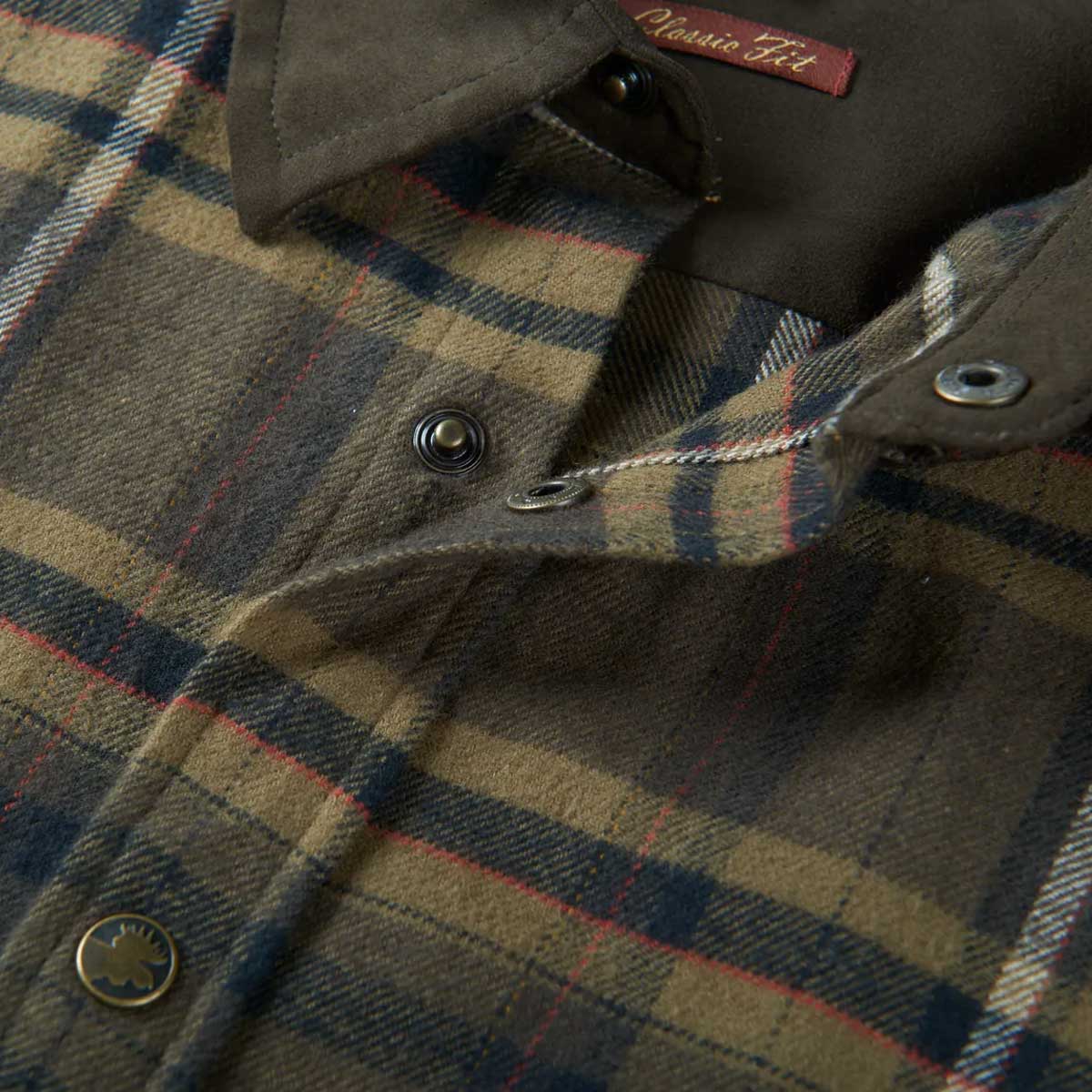 HARKILA Pajala Shirt - Mens Brushed Cotton - Willow Green Check