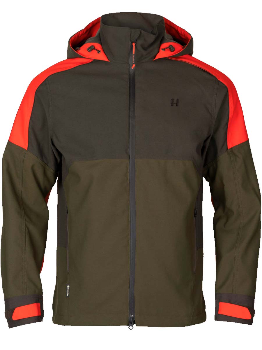 HARKILA Pro Hunter Dog Keeper GTX Jacket - Mens - Willow green & Orange