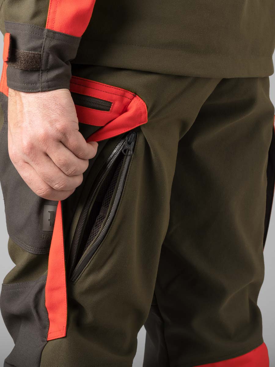 HARKILA Pro Hunter Dog Keeper GTX Trousers - Mens - Willow Green & Orange