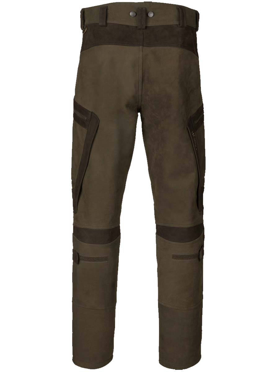 HARKILA Pro Hunter Leather Trousers - Mens - Willow Green