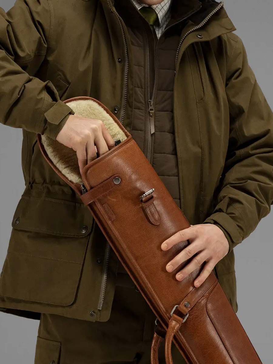 HARKILA Retrieve Shotgun Slip in Leather - Cognac