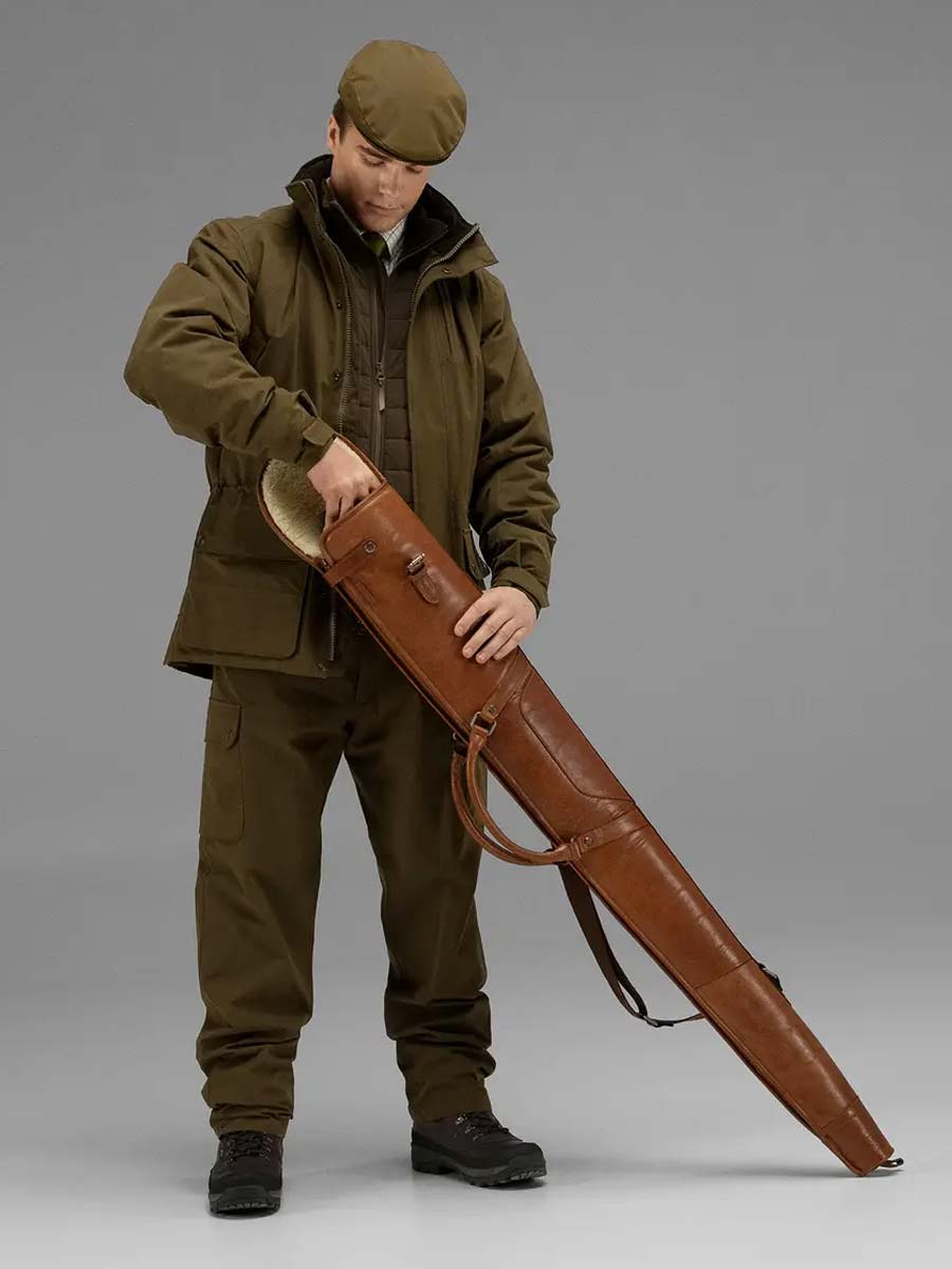 HARKILA Retrieve Shotgun Slip in Leather - Cognac