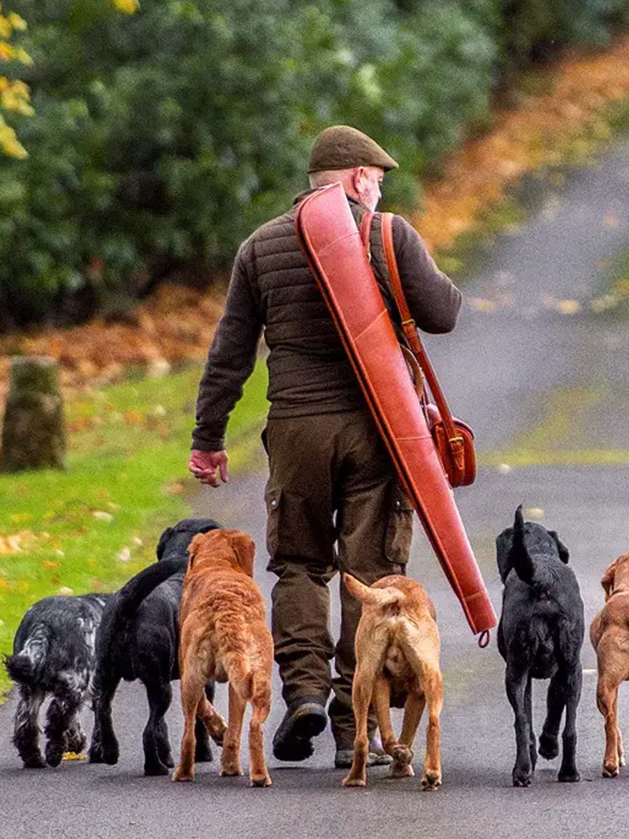 HARKILA Retrieve Shotgun Slip in Leather - Cognac