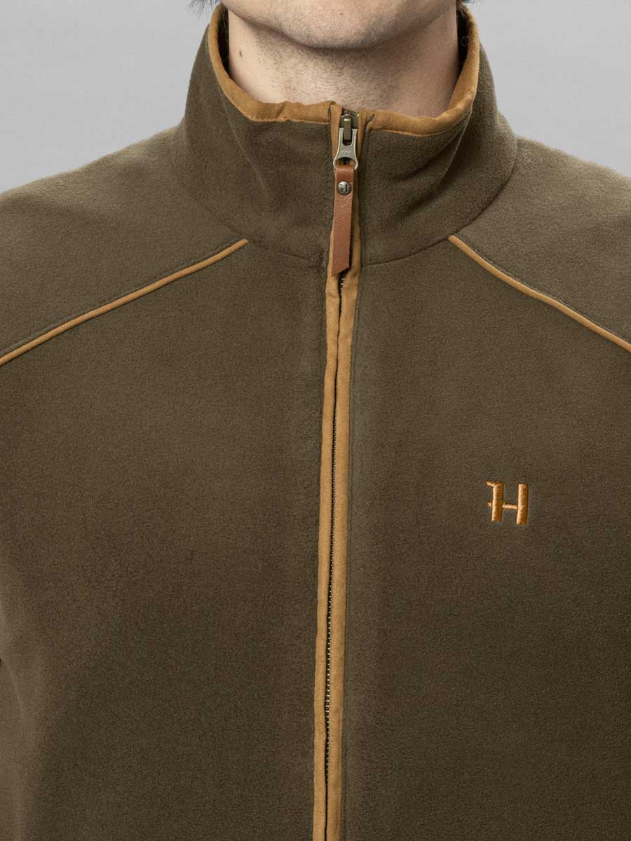 HARKILA Sandhem Fleece Gilet - Mens Polartec - Willow Green