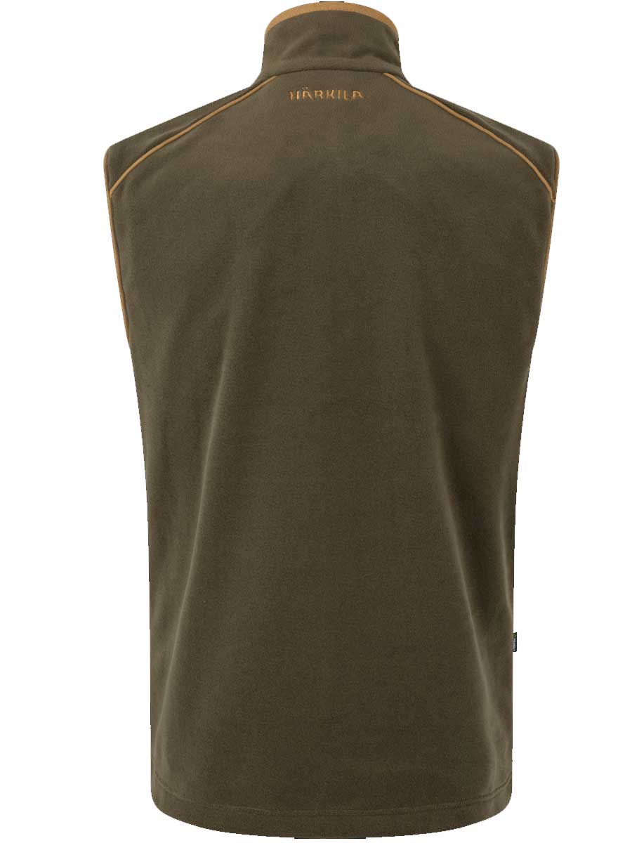 HARKILA Sandhem Fleece Gilet - Mens Polartec - Willow Green