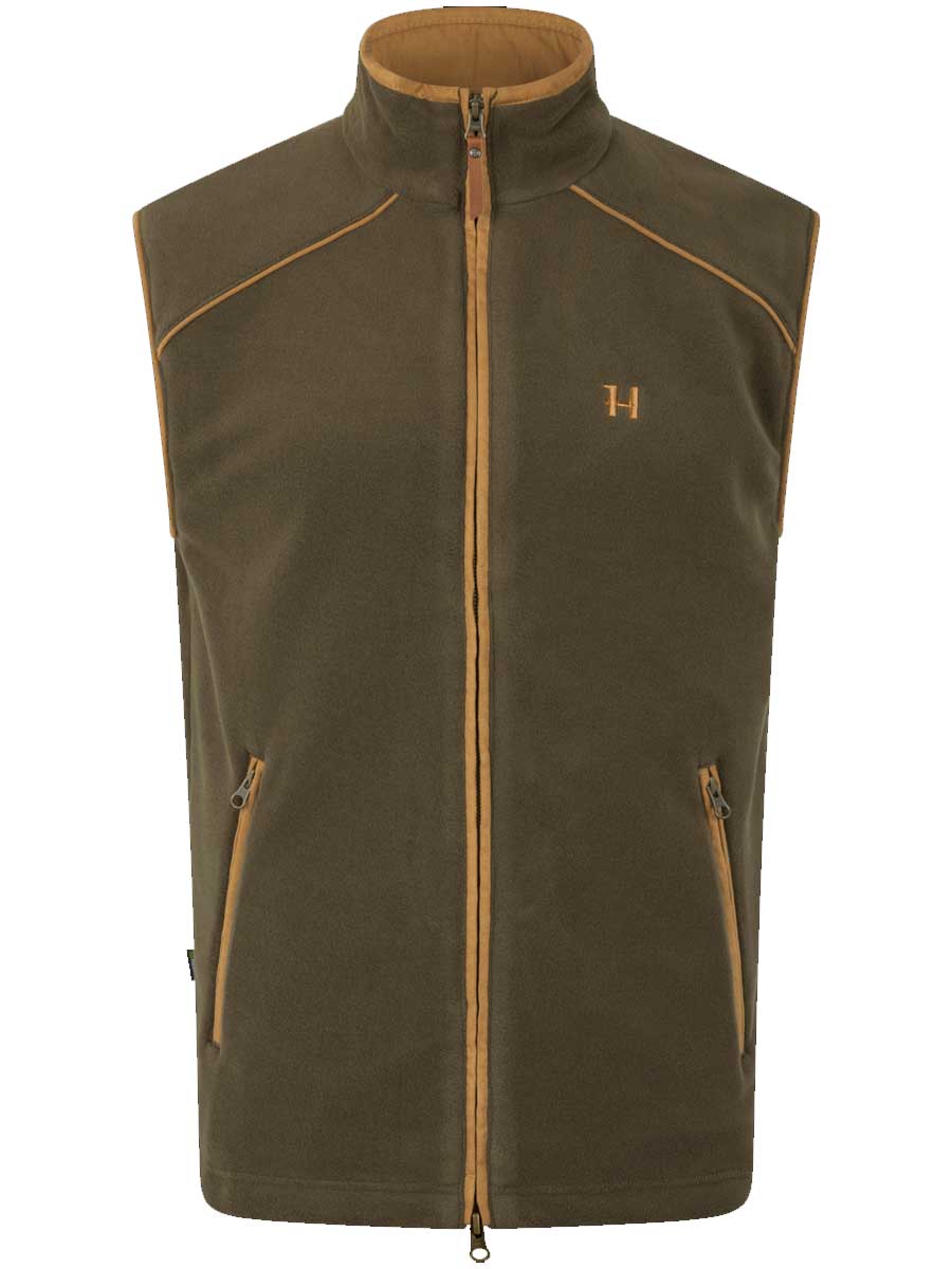 HARKILA Sandhem Fleece Gilet - Mens Polartec - Willow Green