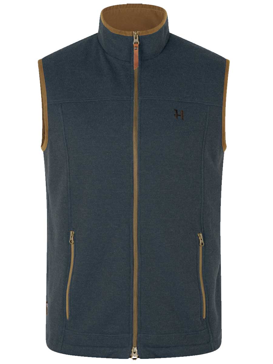 HARKILA Sandhem Pro Wool Fleece Gilet - Mens - Dark Navy Harkila