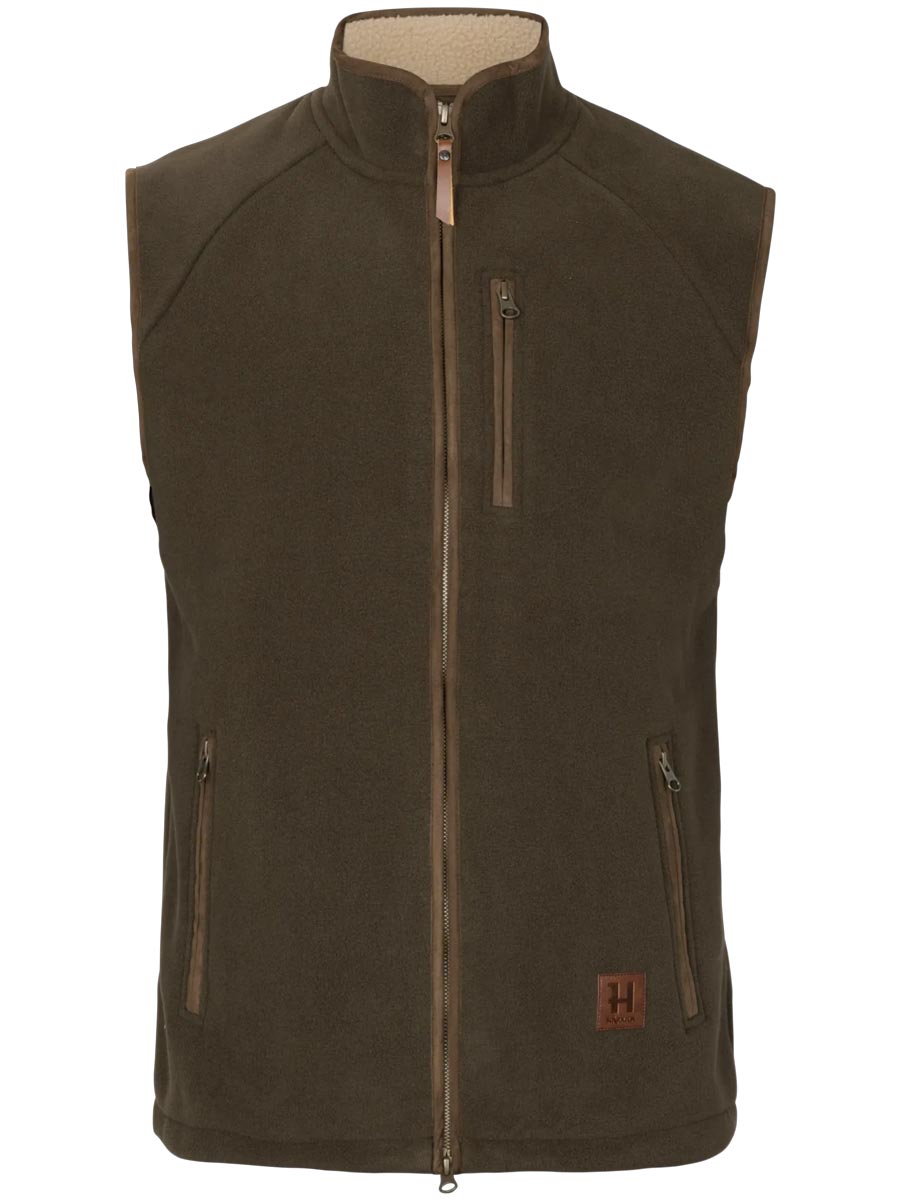 HARKILA Sandhem Sherpa Fleece Waistcoat - Mens - Willow Green