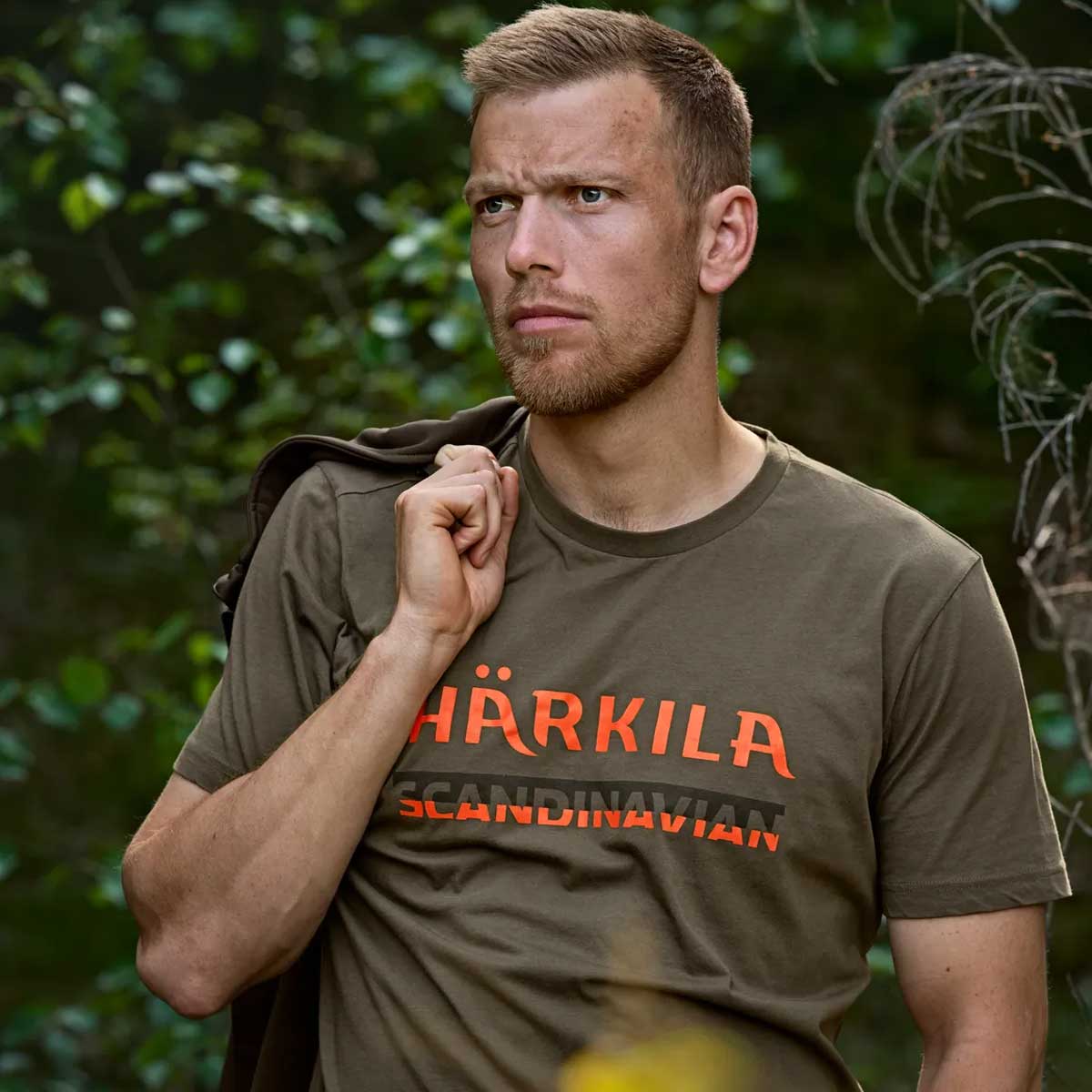 HARKILA Scandinavian T-Shirt - Mens - Grape Leaf