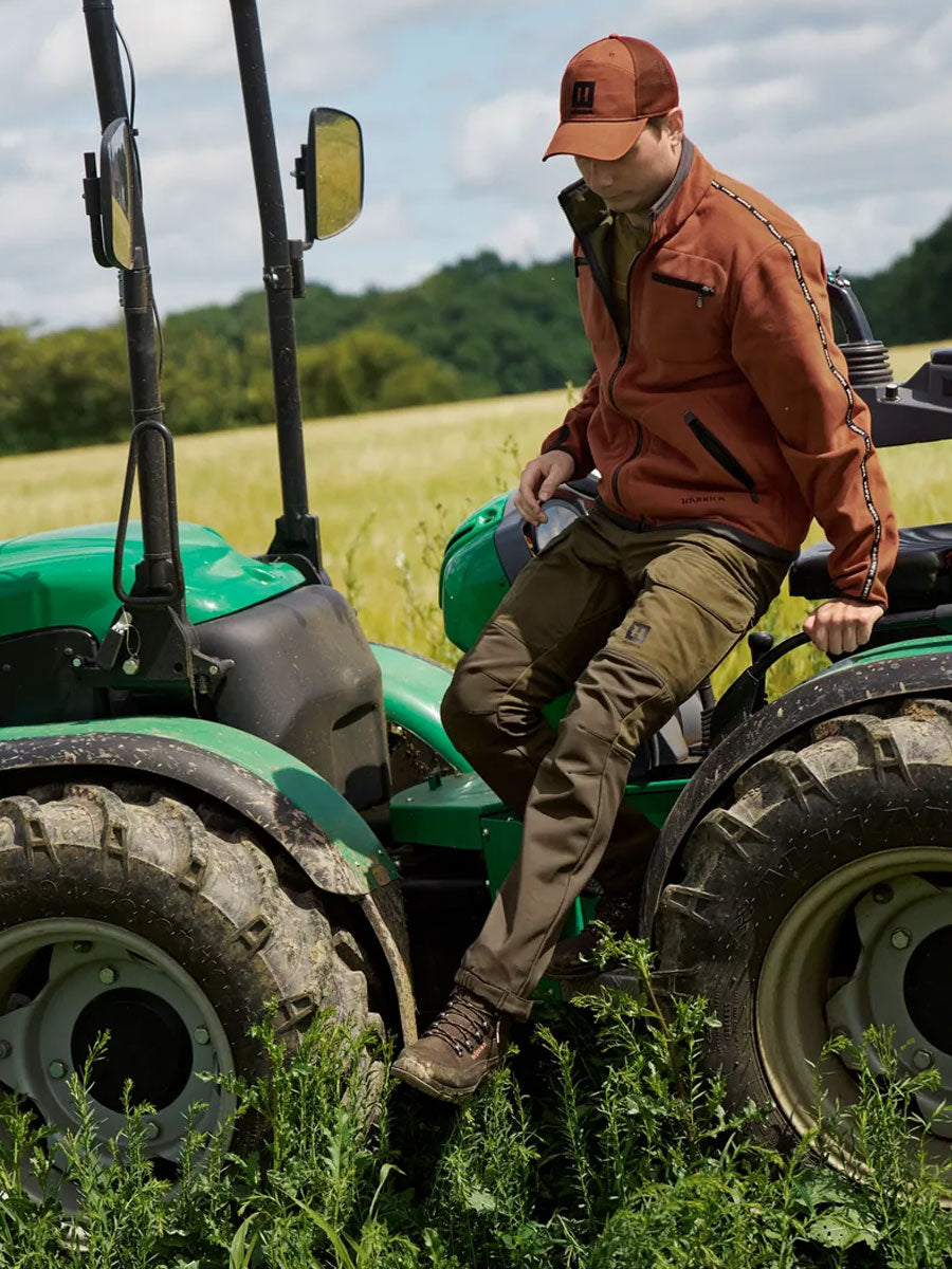 HARKILA Scandinavian Trousers - Mens - Dark Olive / Willow green