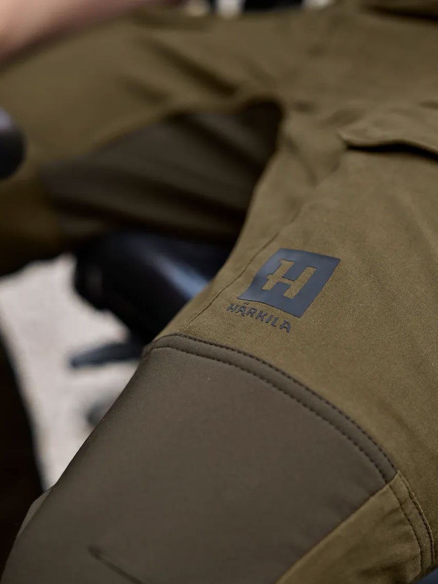 HARKILA Scandinavian Trousers - Mens - Dark Olive / Willow green