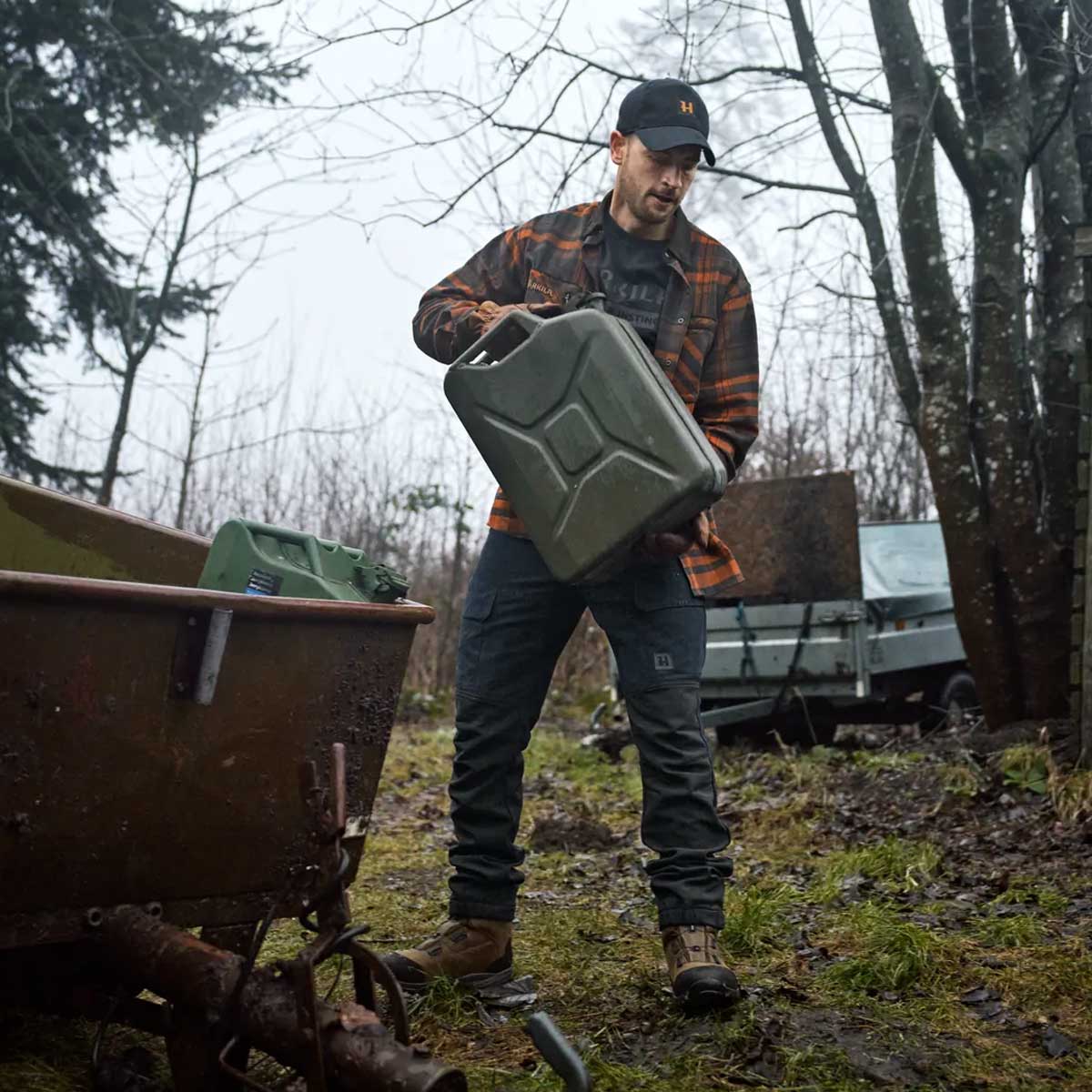 HARKILA Scandinavian Trousers - Mens - Salute / Anthracite