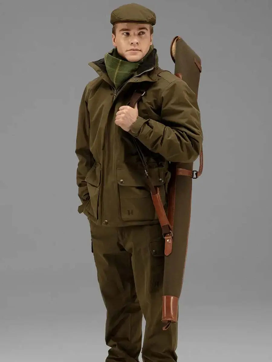 HARKILA Retrieve Shotgun Slip - Canvas/Leather - Warm Olive Harkila