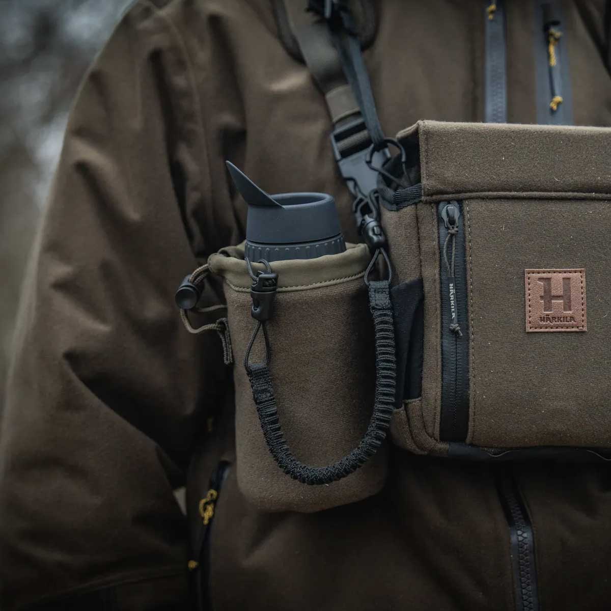 HARKILA Thermal Spotter Pouch - Dark Willow Green