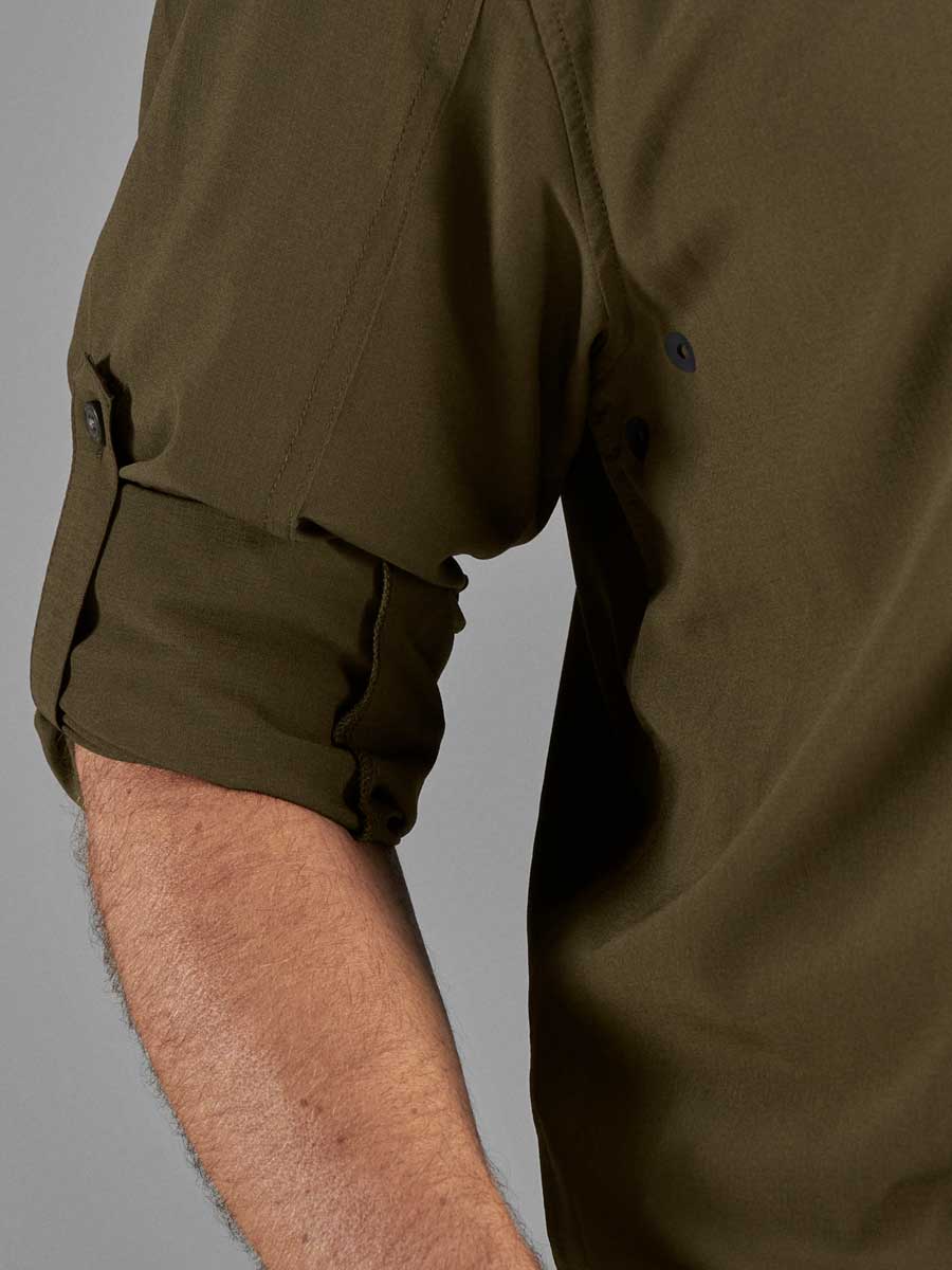 HARKILA Trail Long Sleeve Shirt - Mens - Willow Green