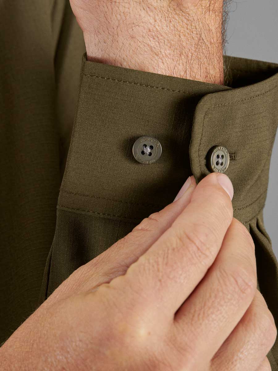 HARKILA Trail Long Sleeve Shirt - Mens - Willow Green