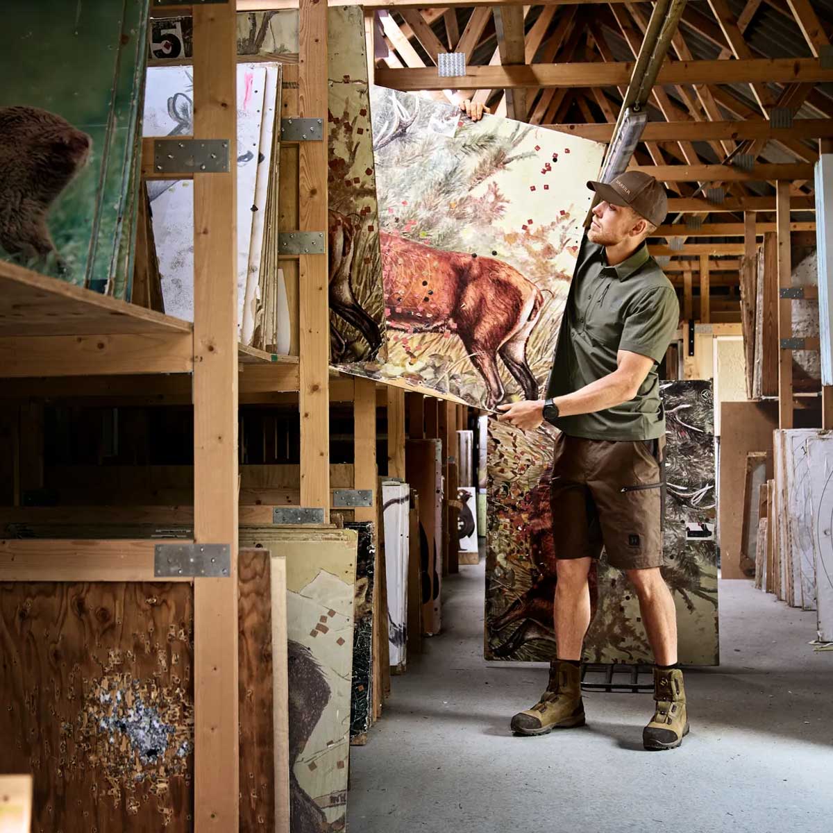 HARKILA Trek Shirt - Mens - Grape Leaf