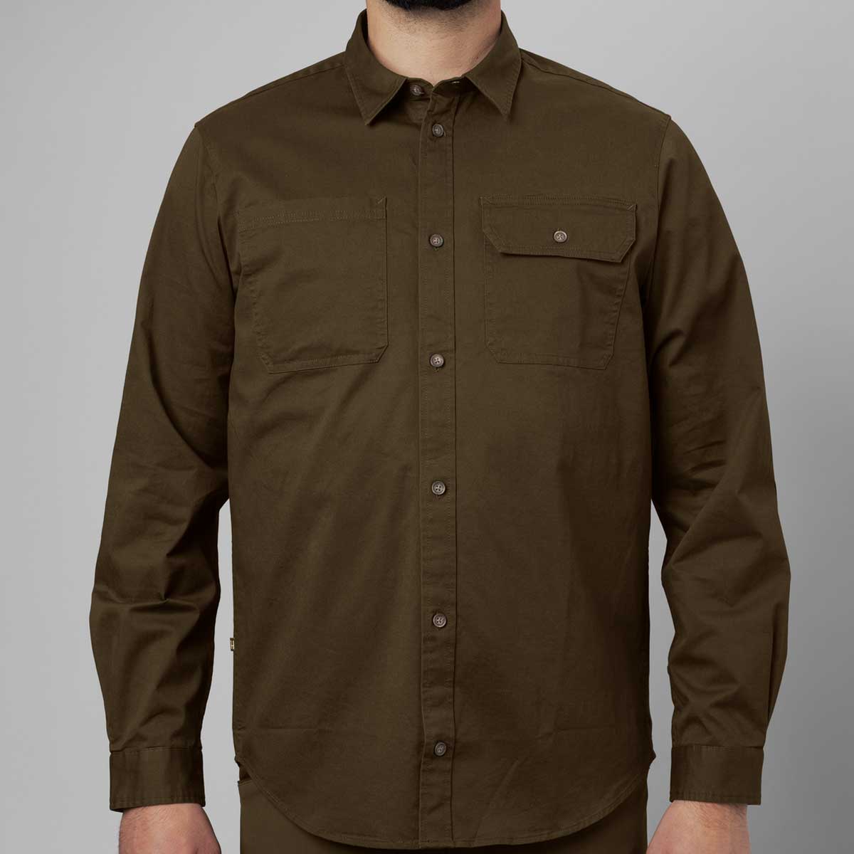 HARKILA Trym Tough Cotton Shirt - Mens - Willow Green